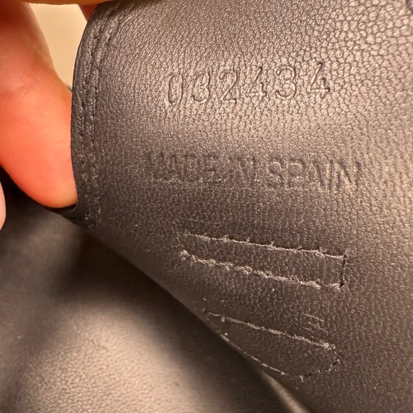 Chloe Nil Double-Strap Cowhide Mules In Black Color Size 40W. - Picture 12 of 13